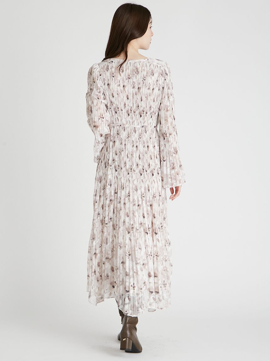 CELFORD「フラワープリントプリーツワンピース」|ワンピース|