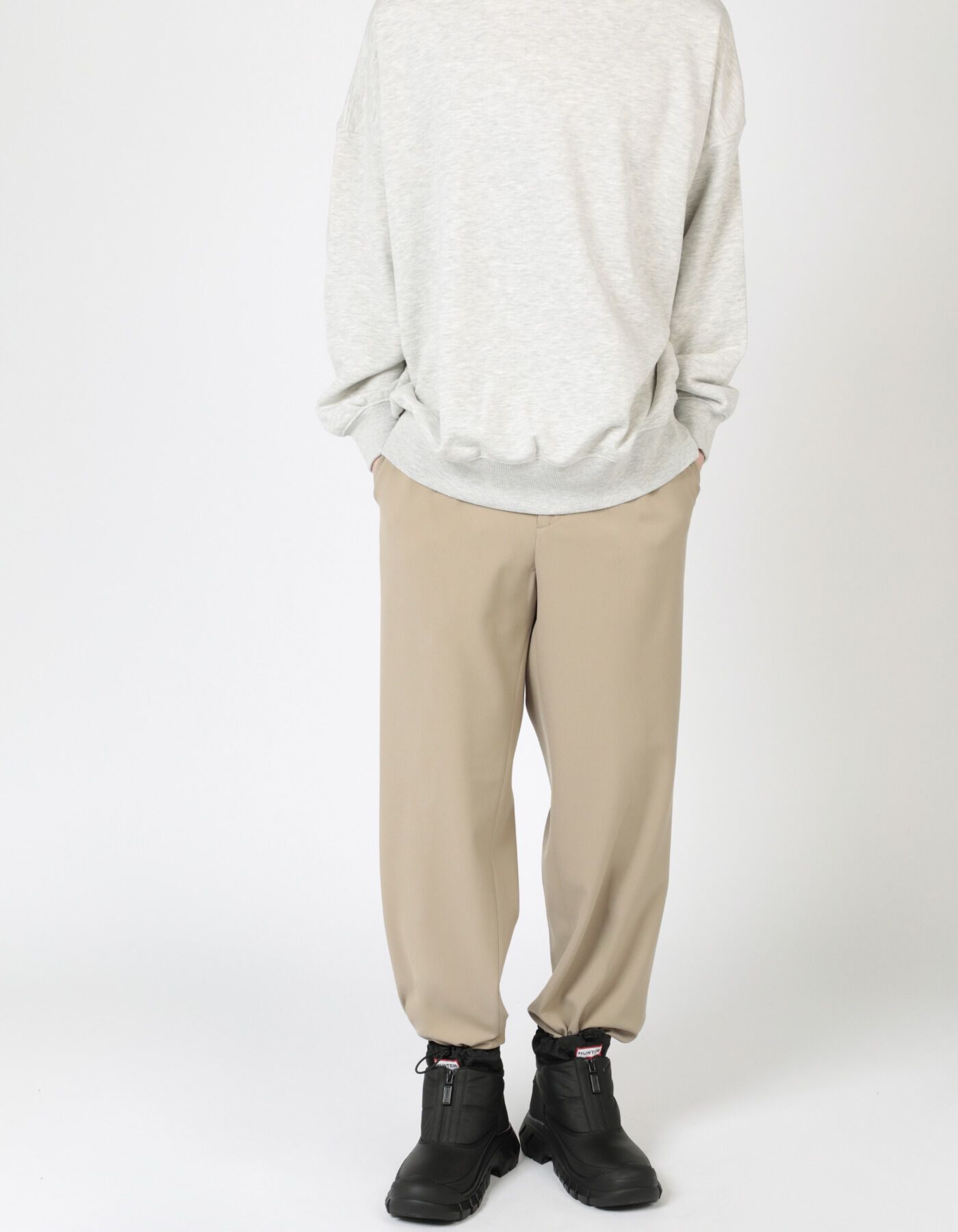 HUNTER「メンズ イントレピッド ジップ アンクル スノーブーツ」|ショートブーツ|