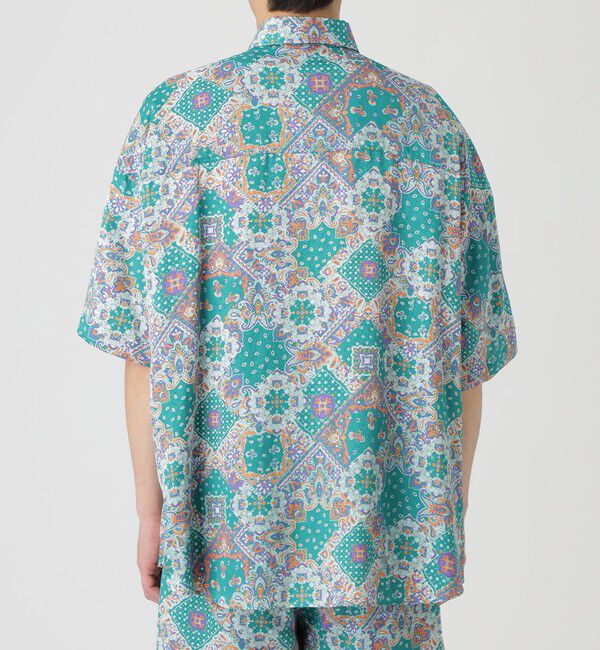  「ペイズリープリントジャカード ショートスリーブシャツ」|シャツ・ブラウス|
