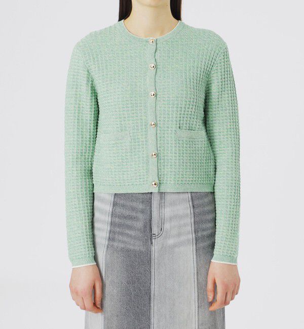  「ループヤーンコンパクトカーディガン」|ニット・セーター|