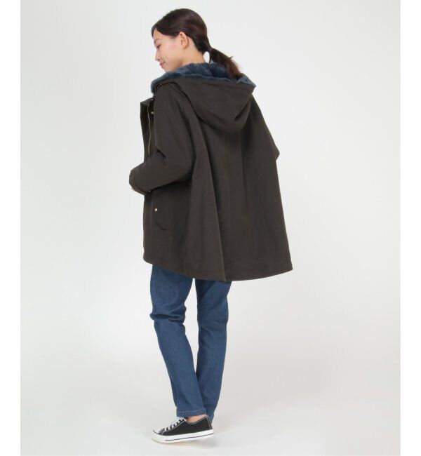 ikka「ボアライナー2WAYミドルマウンテンパーカー」|ブルゾン・スタジャン|