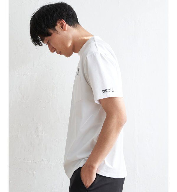 ikka「【吸水速乾】RUSSELL ATHLETIC ラッセルアスレチック ドライパワーポケTシャツ」|Tシャツ・カットソー|