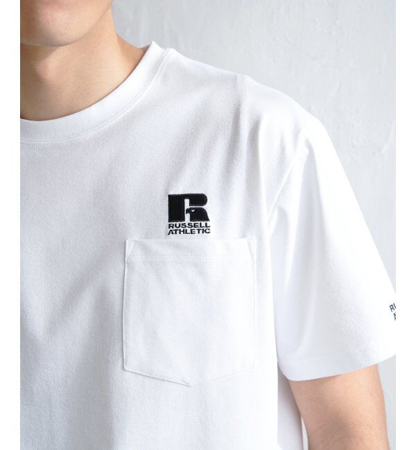ikka「【吸水速乾】RUSSELL ATHLETIC ラッセルアスレチック ドライパワーポケTシャツ」|Tシャツ・カットソー|