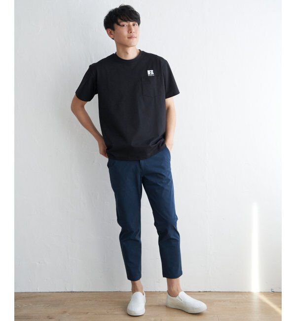 ikka「【吸水速乾】RUSSELL ATHLETIC ラッセルアスレチック ドライパワーポケTシャツ」|Tシャツ・カットソー|