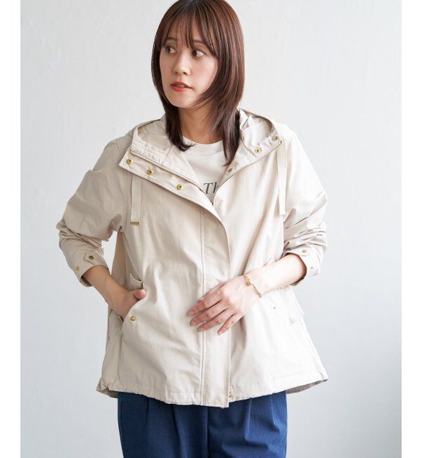 ikka「【雑誌InRed4月号掲載】撥水花粉リリースマウンテンパーカー」|ブルゾン・スタジャン|