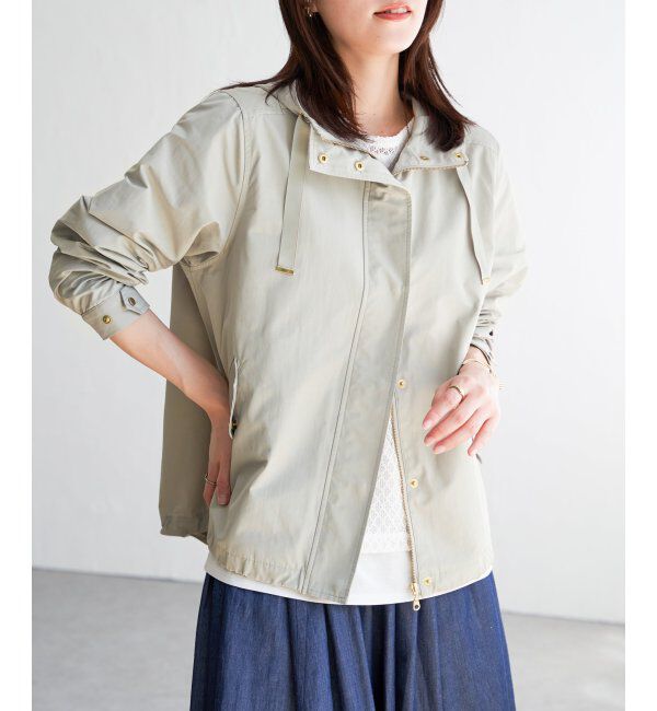 ikka「【雑誌InRed4月号掲載】撥水花粉リリースマウンテンパーカー」|ブルゾン・スタジャン|