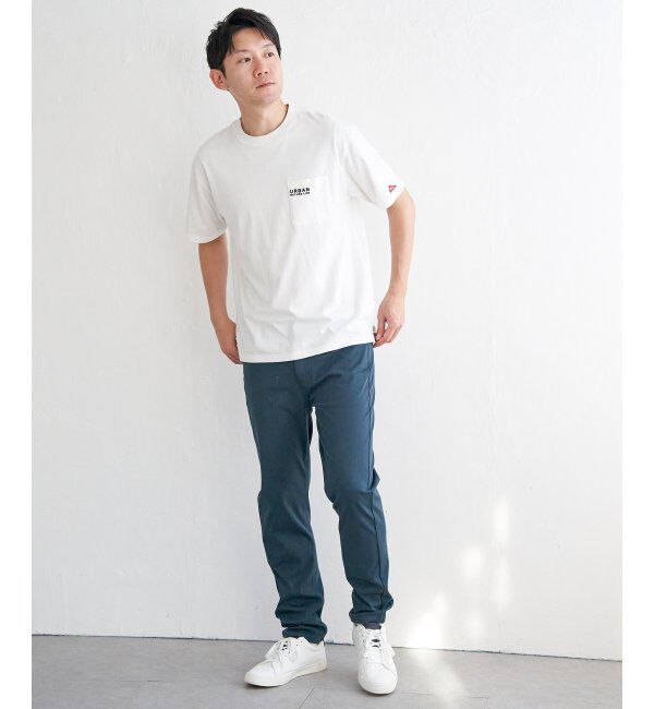 ikka「【雑誌MonoMax5月号掲載】URBAN NATURE LIFE アーバンネイチャーライフ 刺繍ポケットTシャツ」|Tシャツ・カットソー|