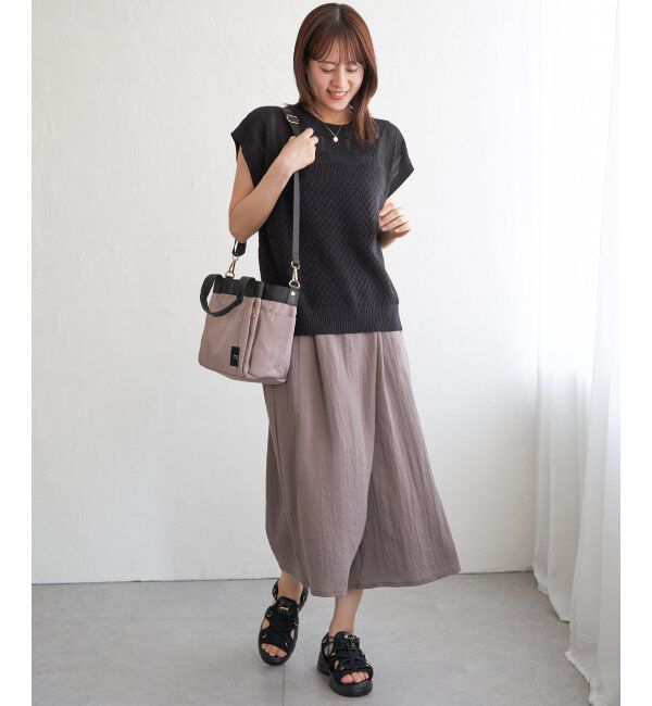 ikka「透かし編みニットプルオーバー」|プルオーバー|