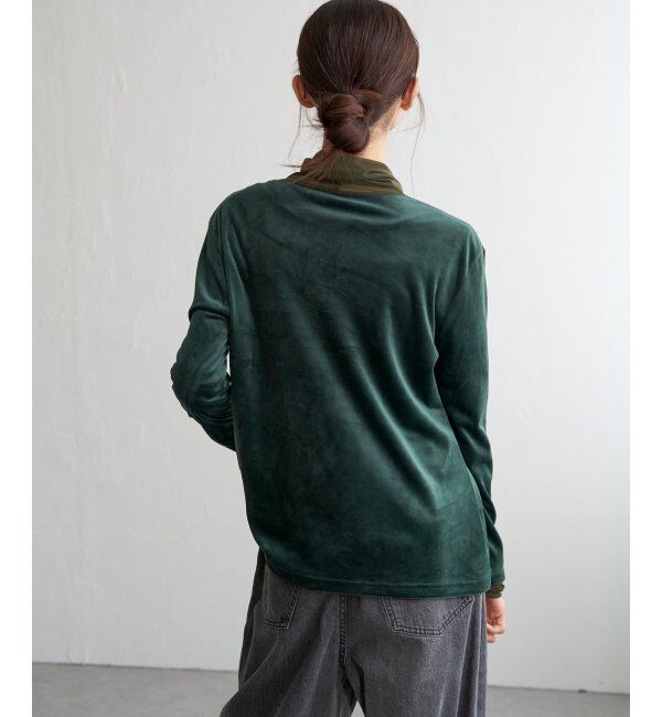 Lbc with Life「ベロアタートルシアー切り替えプルオーバー」|その他|