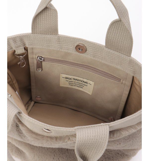 Lbc with Life「フェイクファーミニョントートバッグ25」|その他|