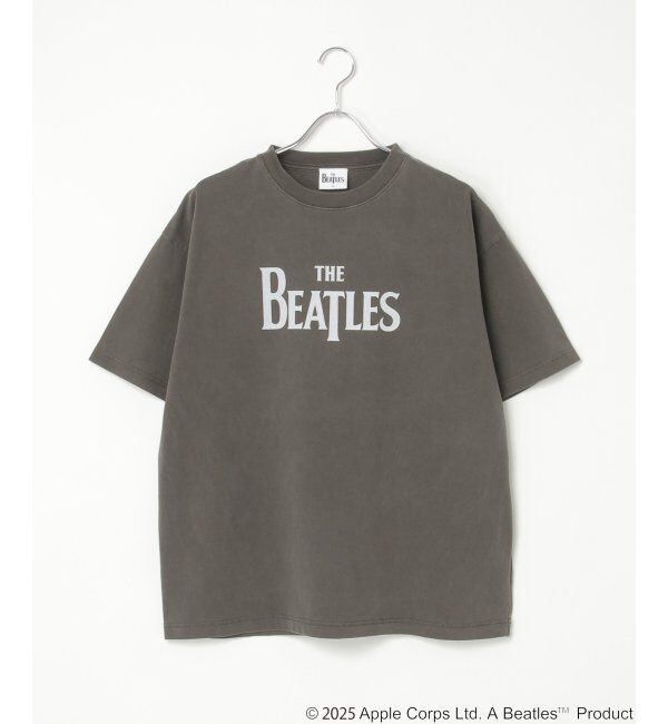 VENCE share style「THE BEATLES ザ ビートルズ ロゴピグメントTシャツ」|Tシャツ・カットソー|
