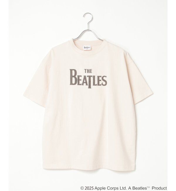 VENCE share style「THE BEATLES ザ ビートルズ ロゴピグメントTシャツ」|Tシャツ・カットソー|