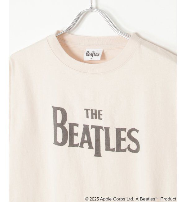 VENCE share style「THE BEATLES ザ ビートルズ ロゴピグメントTシャツ」|Tシャツ・カットソー|