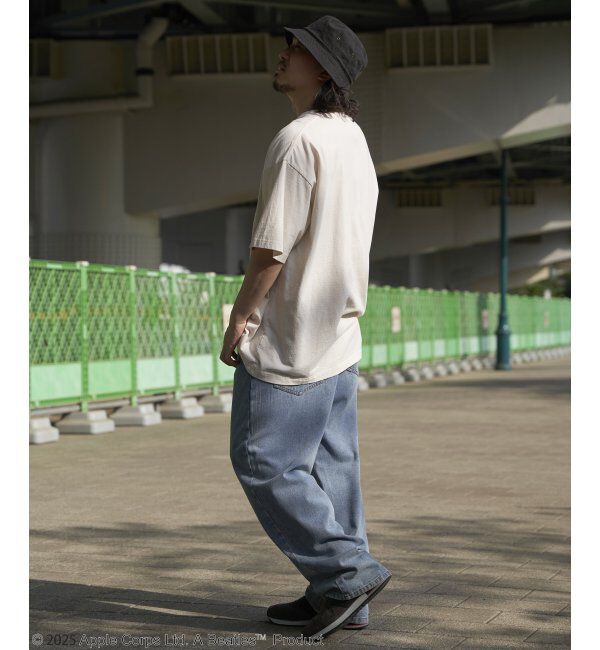 VENCE share style「THE BEATLES ザ ビートルズ ロゴピグメントTシャツ」|Tシャツ・カットソー|