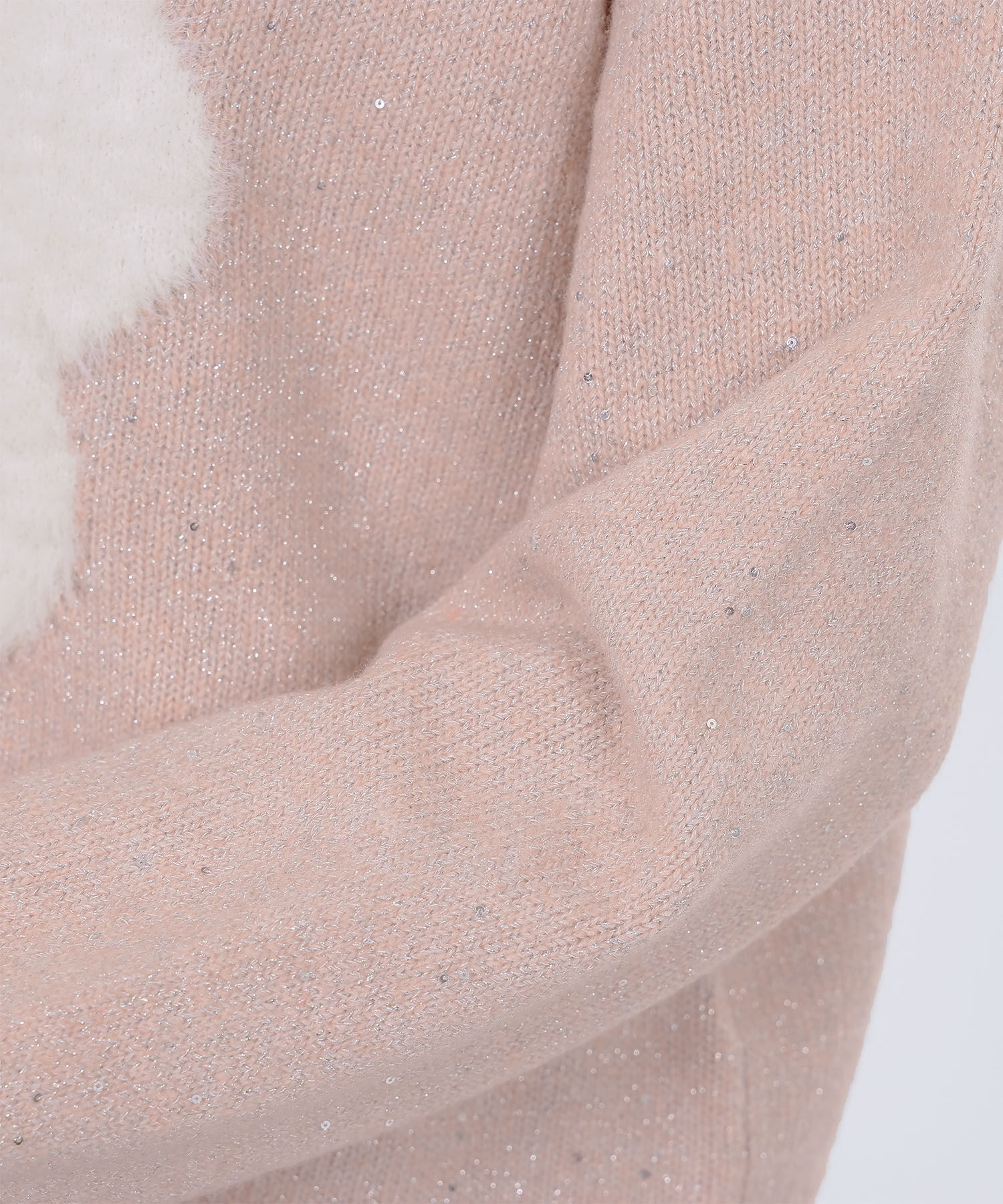 MARY QUANT「ファーデイジーラメニット プルオーバー」|ニット・セーター|