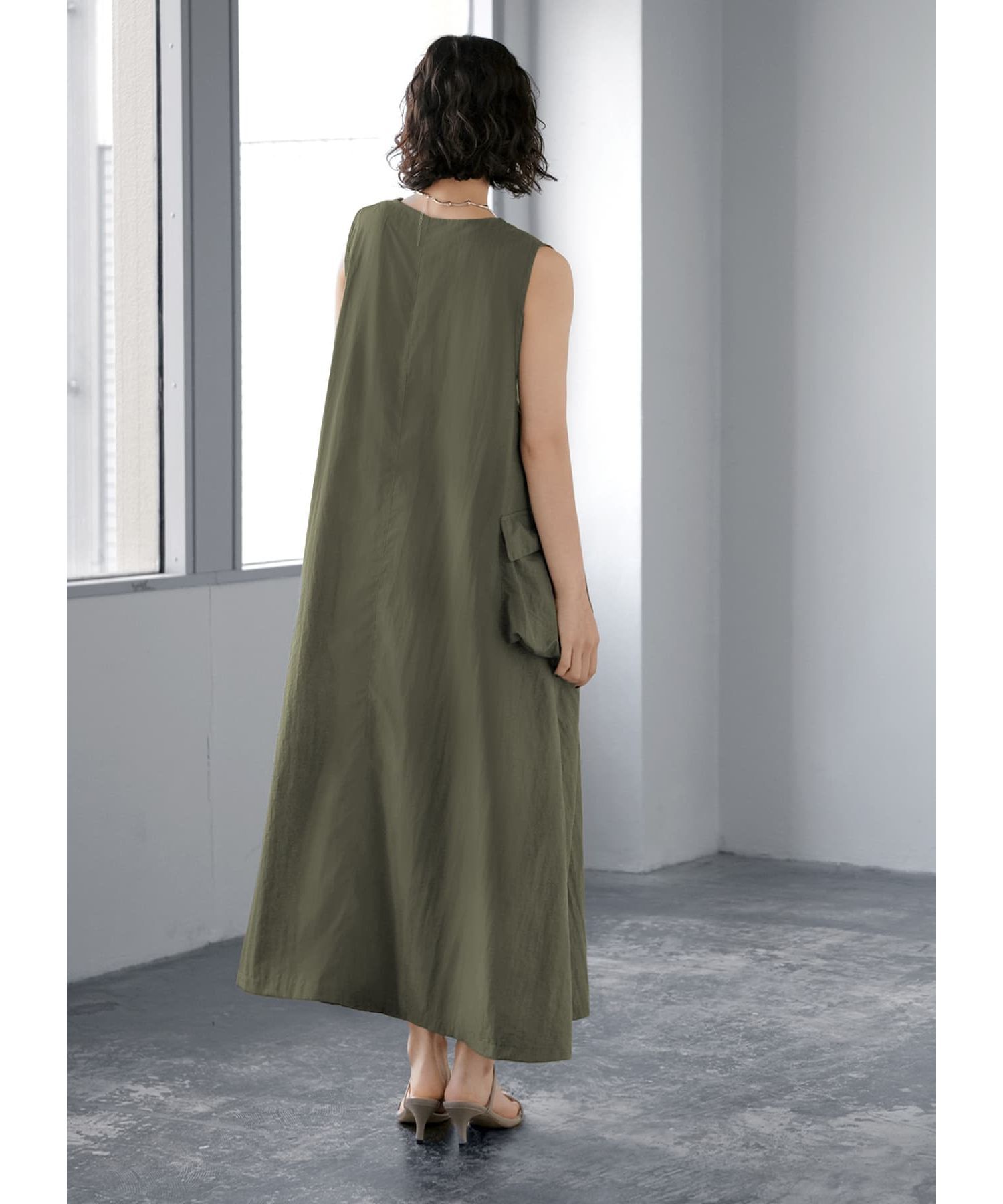 STYLE DELI「【LUXE】ライトナイロンジャンパースカート」|ジャンパースカート|