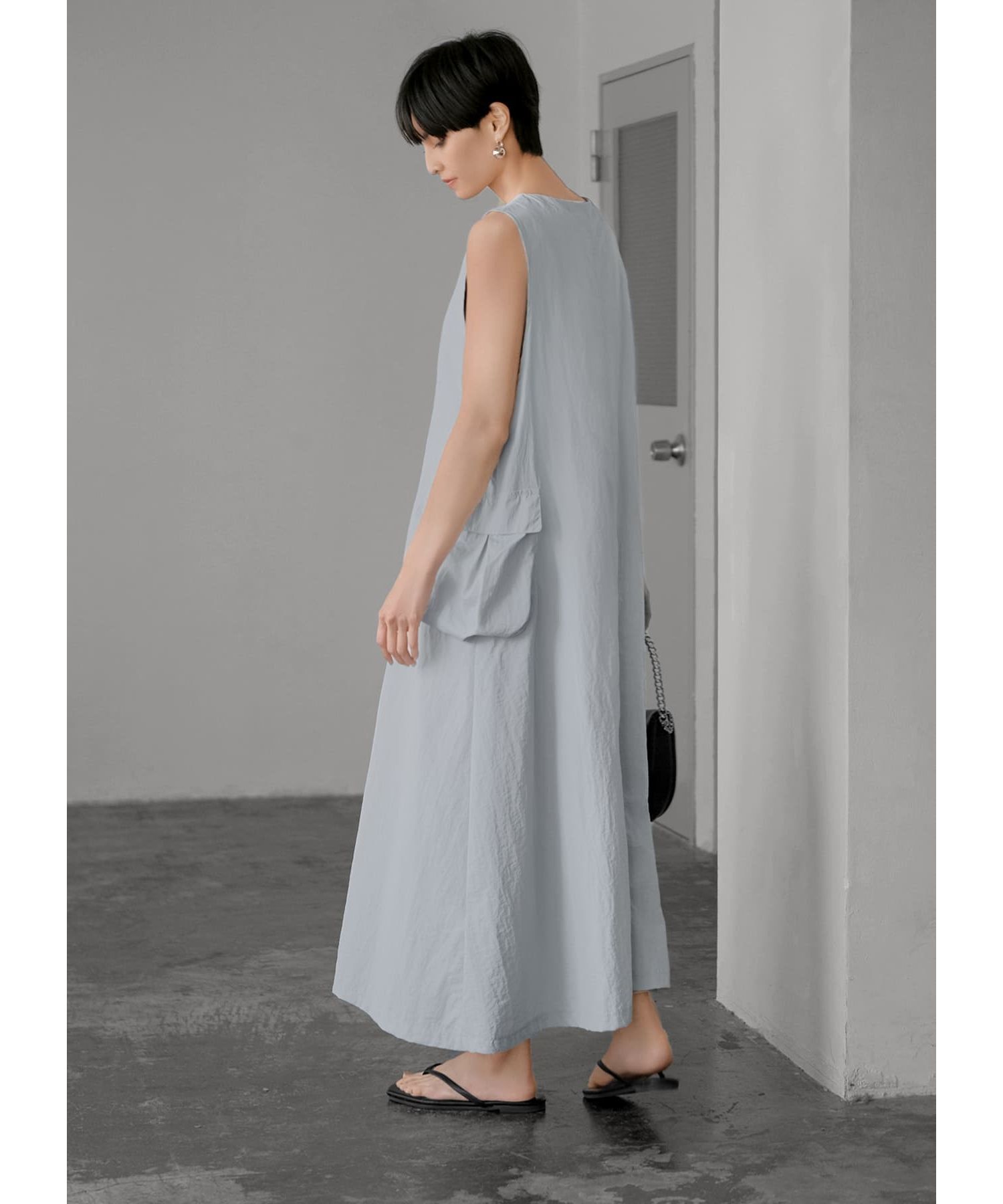 STYLE DELI「【LUXE】ライトナイロンジャンパースカート」|ジャンパースカート|