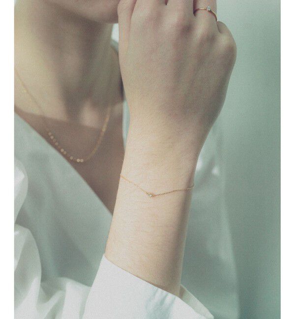 ete「K18 ダイヤモンド 0.1ct ブレスレット「ブライト」」|ブレスレット・バングル|