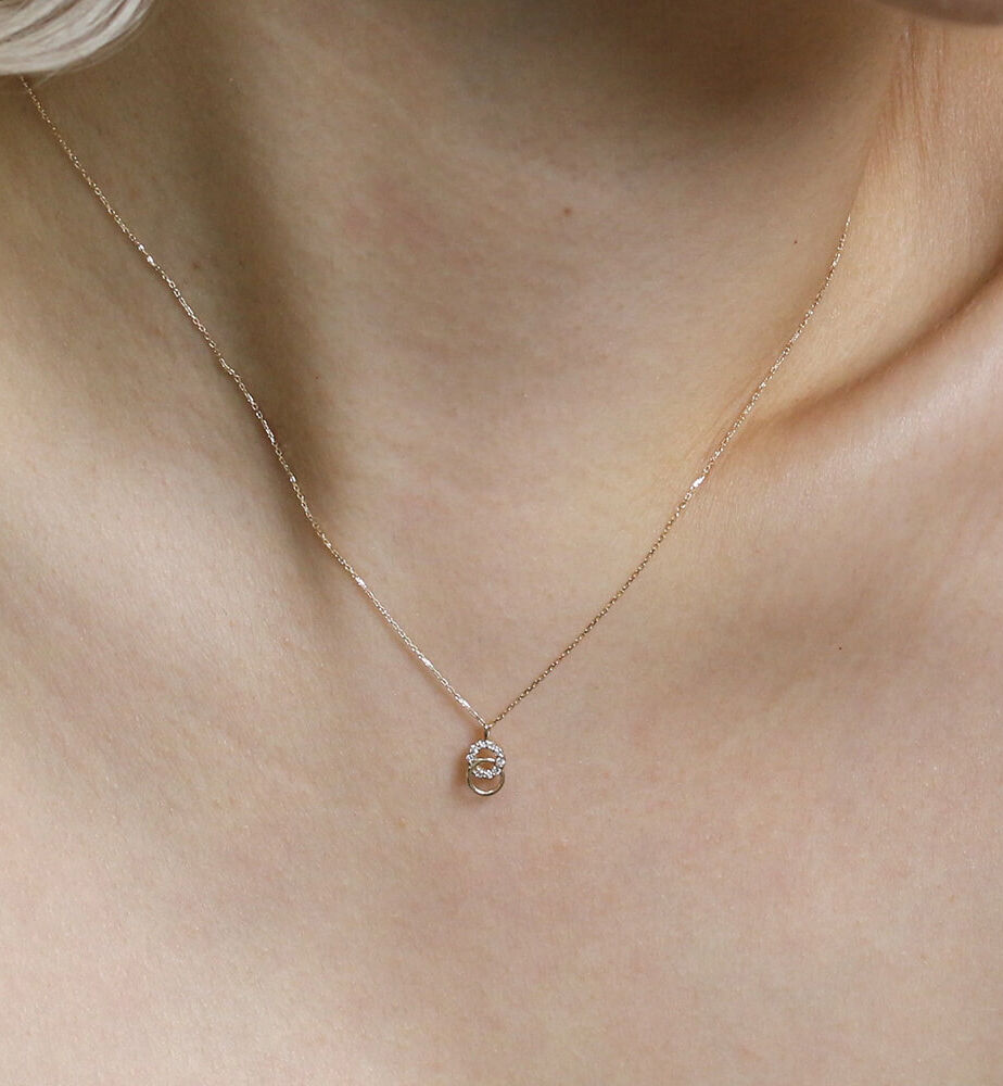  「ダイヤモンド ネックレス | K10YG 〈パピヨット〉」|ネックレス|