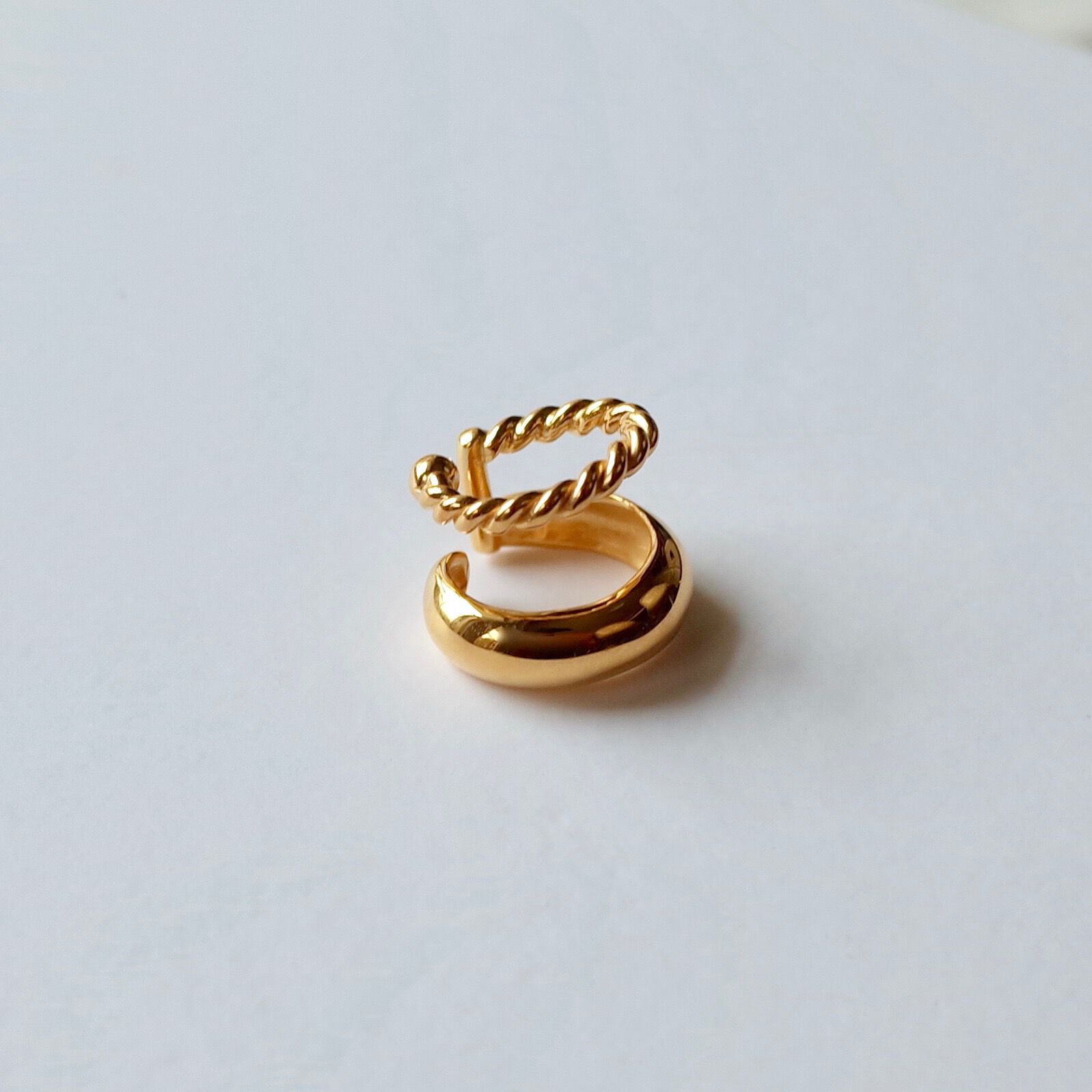 warmth「Twist&Round EarCuff」|イヤーカフ|