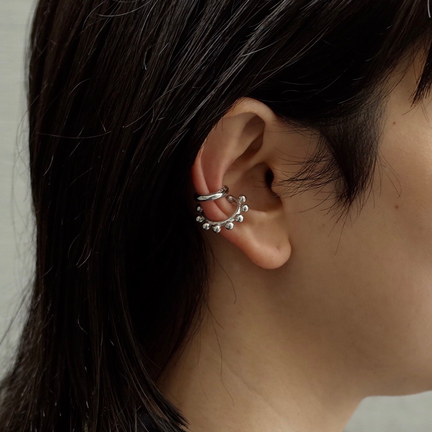 warmth「【ReFaire】Eight Ball EarCuff」|イヤーカフ|