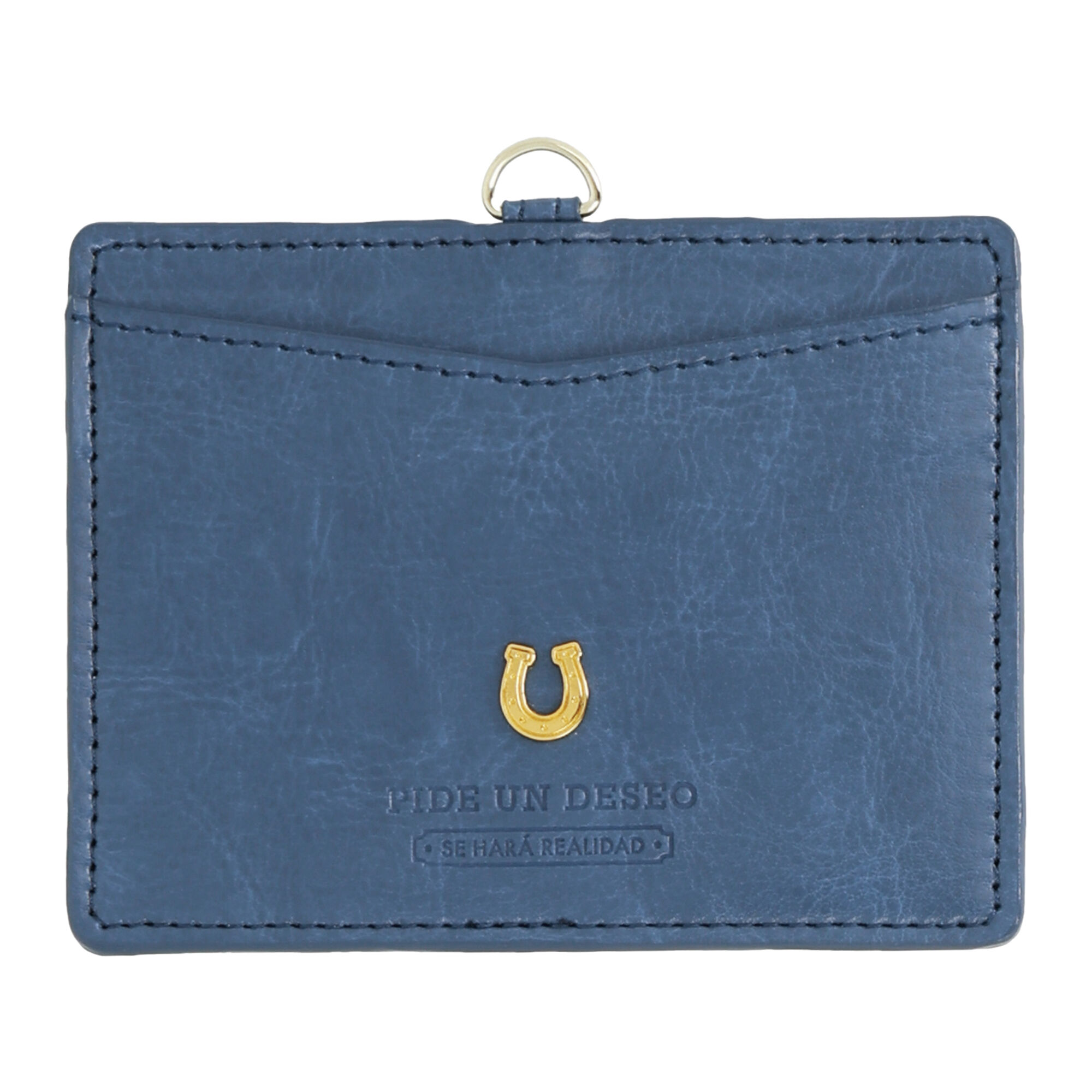 PEDIR「PEDIR ペディール ネブラスカ2 安全パーツ付 ヨコ型 IDケース」|定期入れ|ネイビー