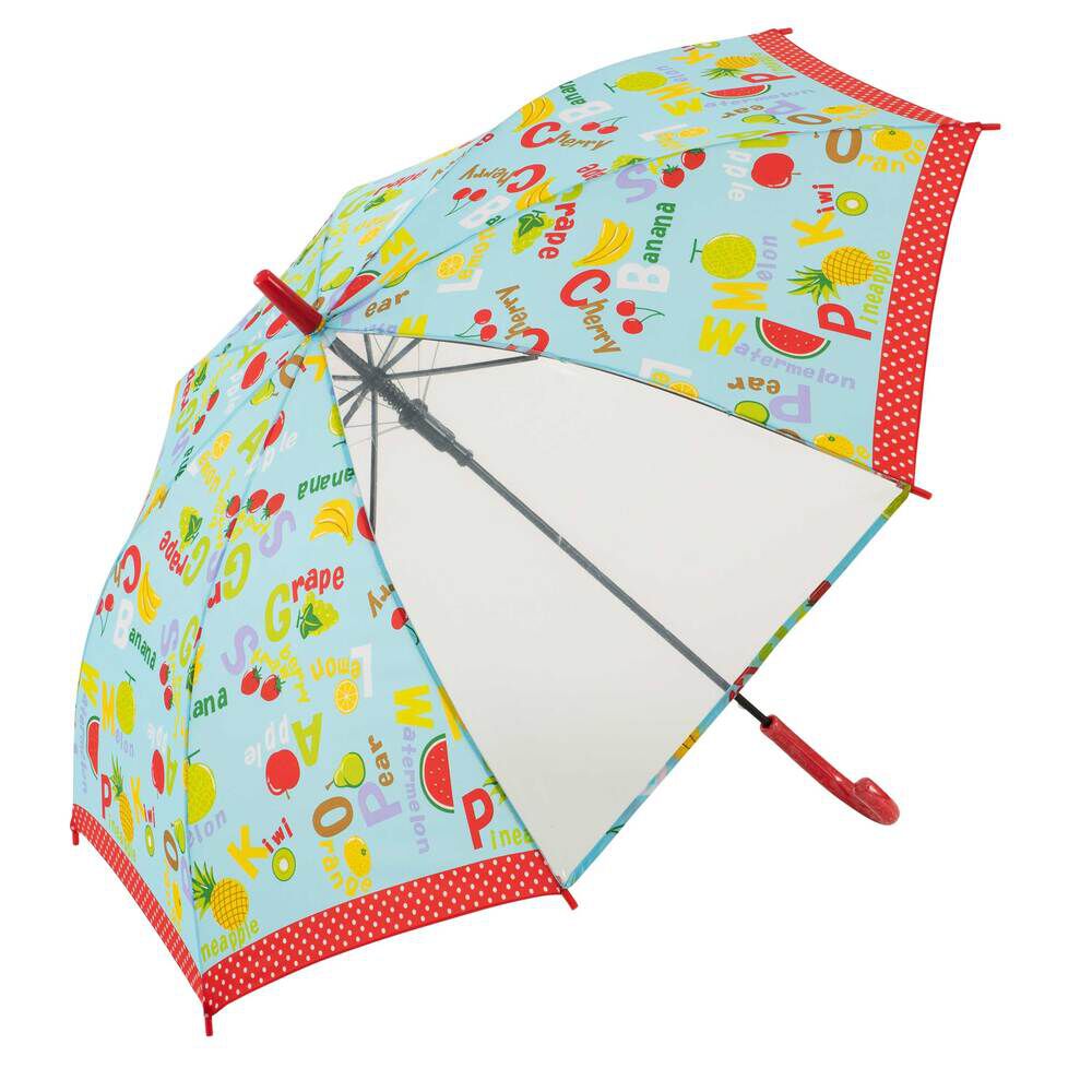 BACKYARD FAMILY「子供 傘 55cm 女の子 通販 子供用 長傘 ジャンプ傘 子ども キッズ おしゃれ かわいい」|傘|ブルー2