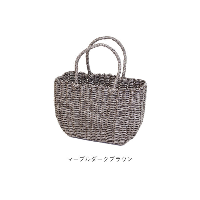 BACKYARD FAMILY「かごバッグ ビニール 通販 トート カゴバッグ ビニールバッグ レディース 浴衣 バッグ」|かごバッグ|