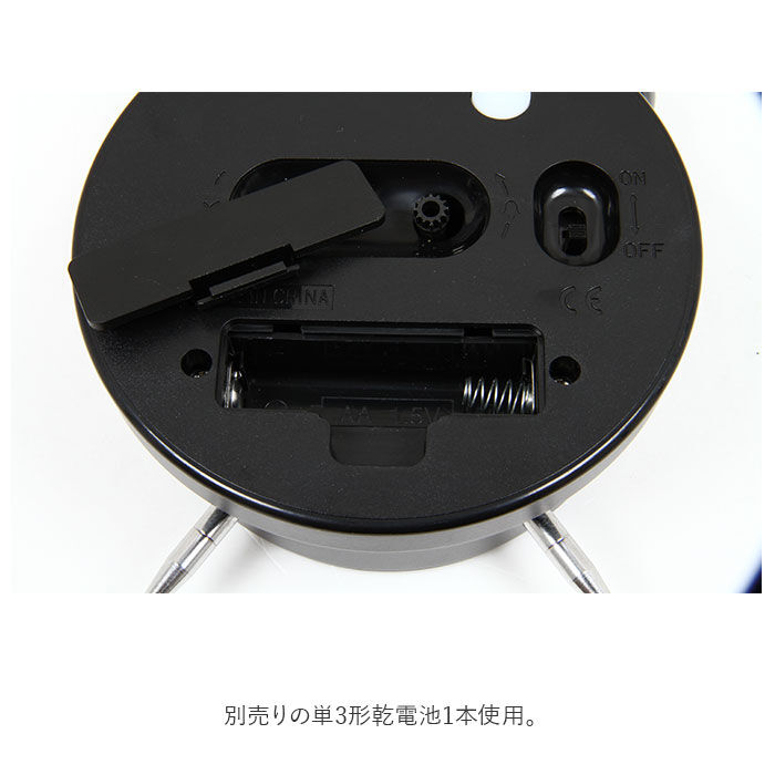 BACKYARD FAMILY「TABLE CLOCK 置時計 ベル 目覚まし時計 通販 置き時計 大音量 アナログ」|クロック・置時計|