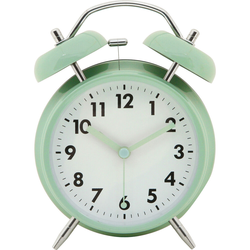 BACKYARD FAMILY「TABLE CLOCK 置時計 ベル 目覚まし時計 通販 置き時計 大音量 アナログ」|クロック・置時計|ブルー1