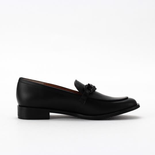 銀座かねまつ「LSFB2556STEBLK 【本革】【防水】アクアベルローファー」|レインシューズ|