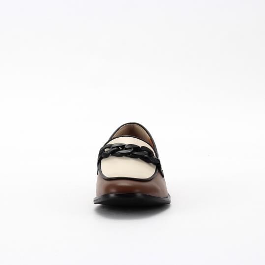 銀座かねまつ「LSFB2556STEBRW3CB 【本革】【防水】アクアベルローファー」|レインシューズ|