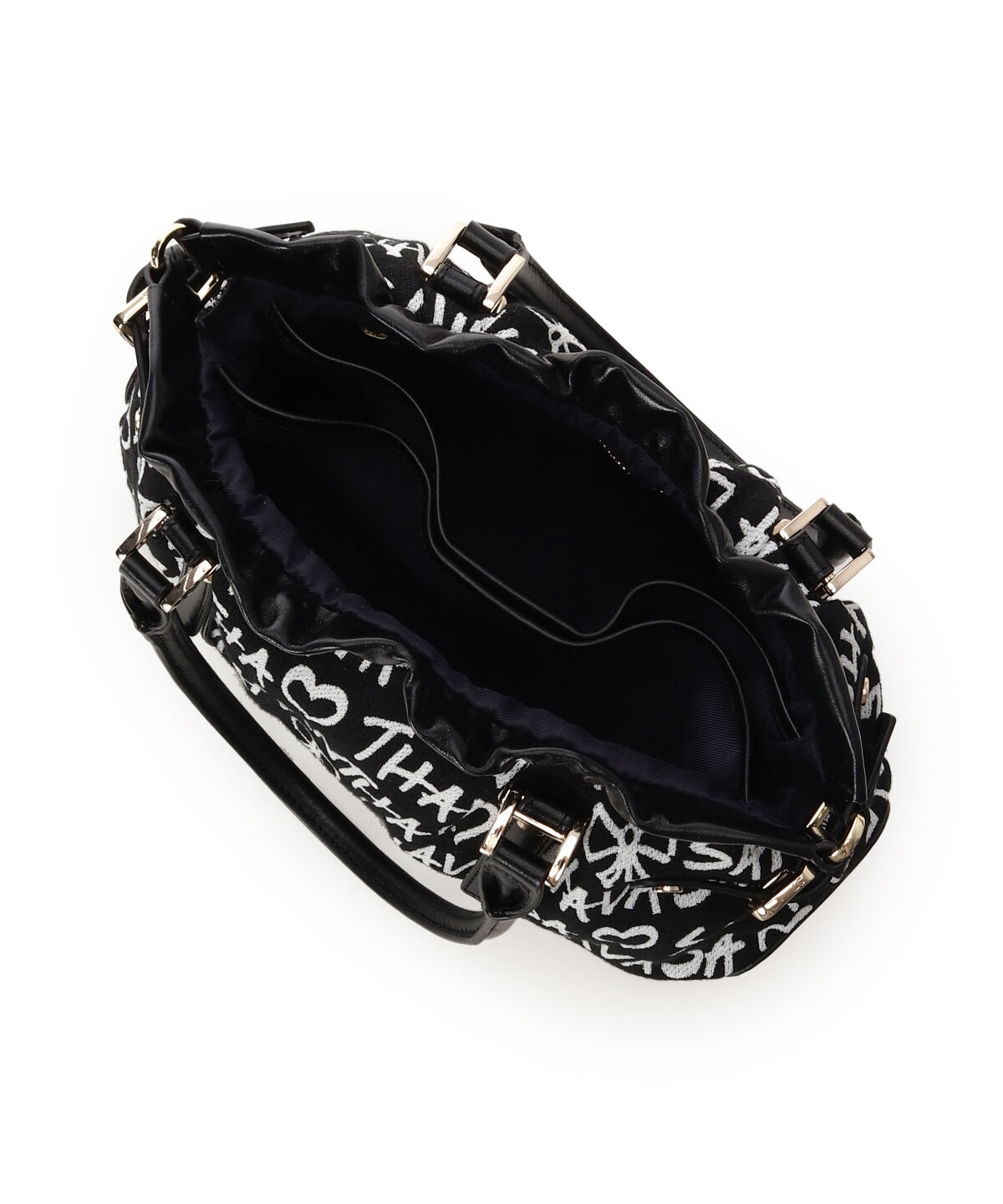 Samantha Thavasa「スクリッタ柄 サマンサ ルプリュ・ミニョン ハンドバッグ[Revival Collection]」|ハンドバッグ|