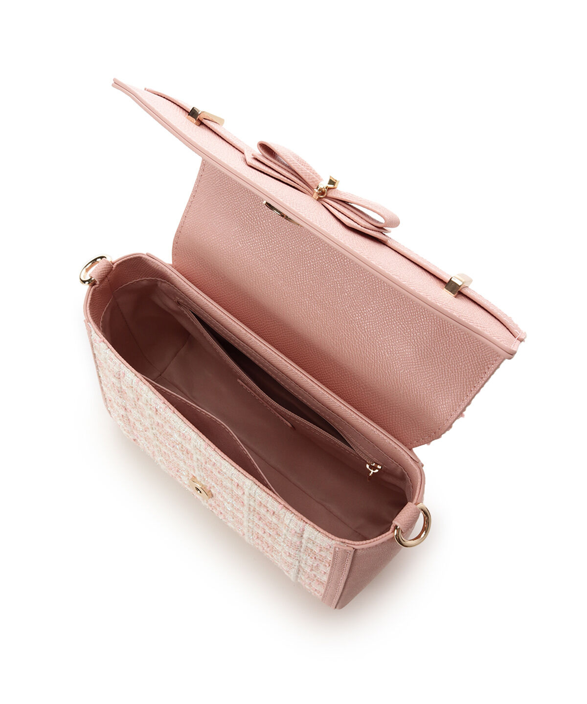 Samantha Vega「新色ツイードアクセントリボンショルダーバッグ」|ショルダー・メッセンジャー|