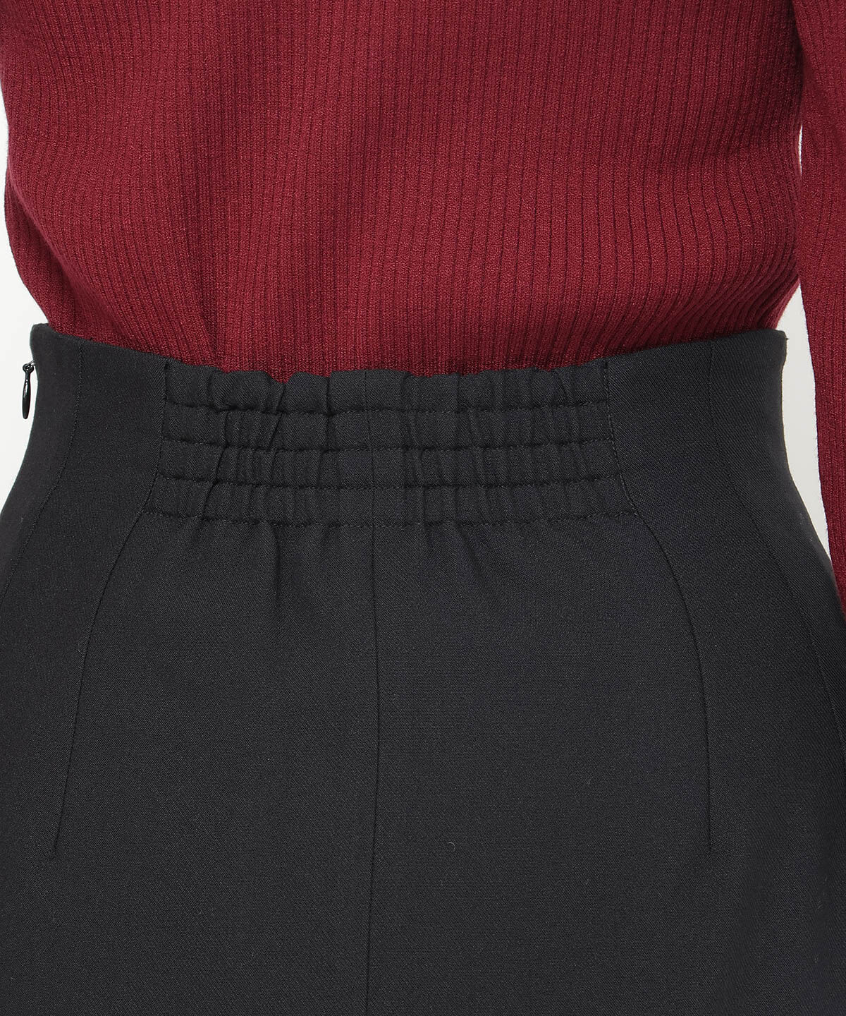 アンドクチュール「スカラップスリットタイトスカート」|タイト|