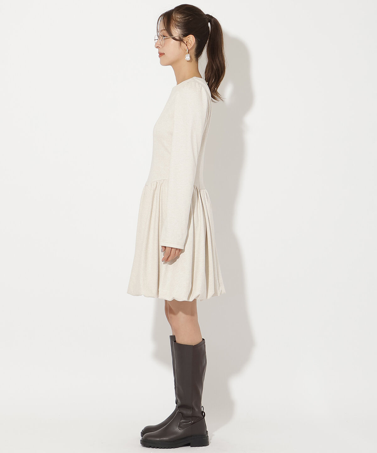 アンドクチュール「バルーンミニワンピース」|ワンピース|