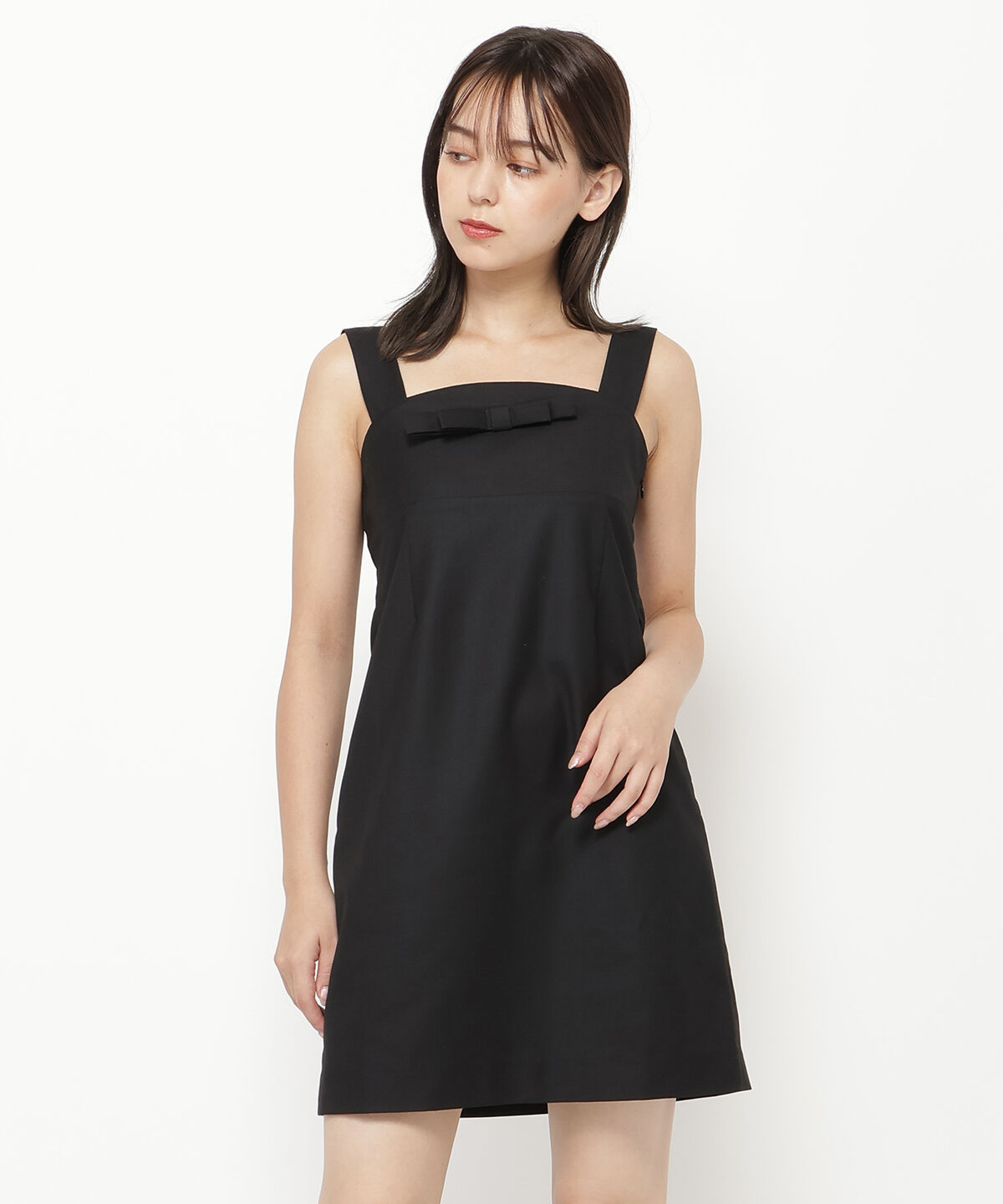 REDYAZEL「リボンベアミニワンピース」|ワンピース|ブラック