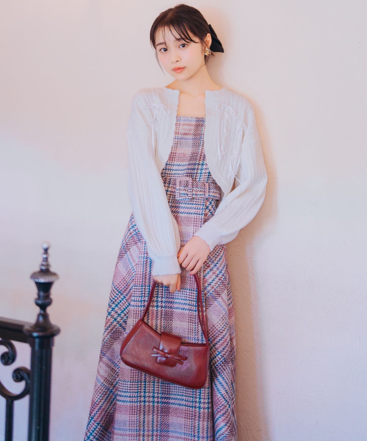 WILLSELECTION「ラメツイードワンピース」|ワンピース|