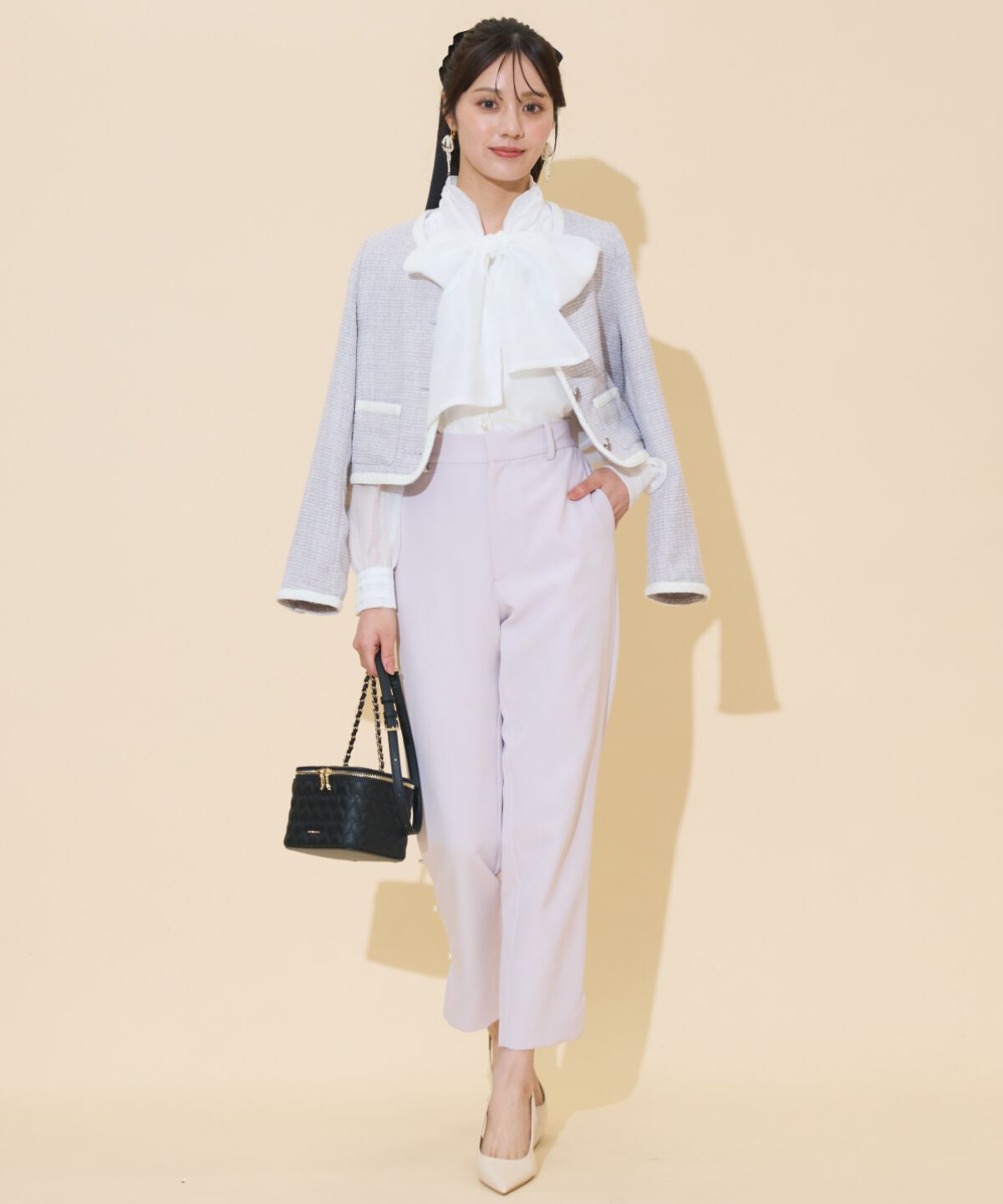 WILLSELECTION「ボリュームリボンタイブラウス」|シャツ・ブラウス|