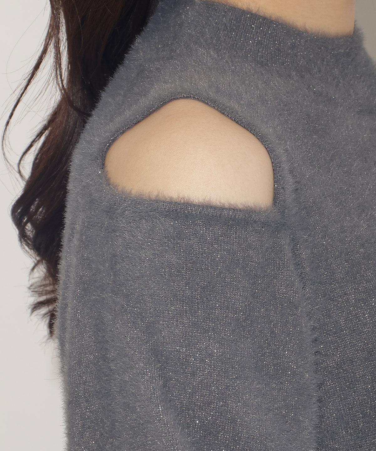 WILLSELECTION「ショルダースリットフェザープルオーバー」|ニット・セーター|