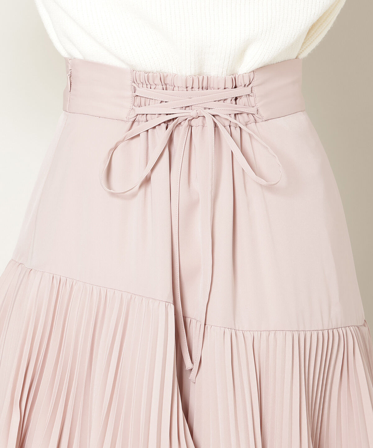 WILLSELECTION「プリーツシフォンティアードスカート」|フレア|