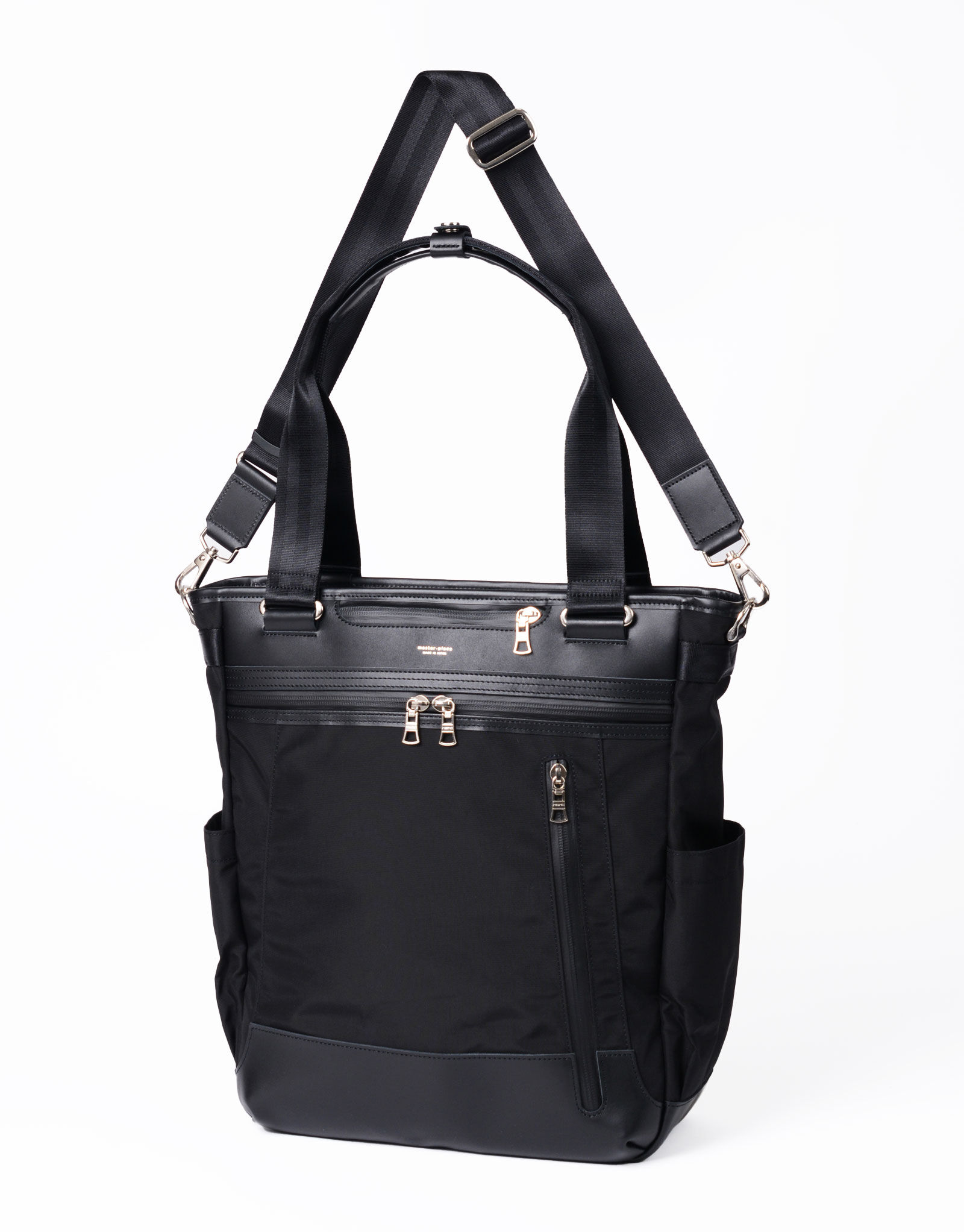  「STREAM　2WAYトートバッグ（縦型）」|トートバッグ|クロ