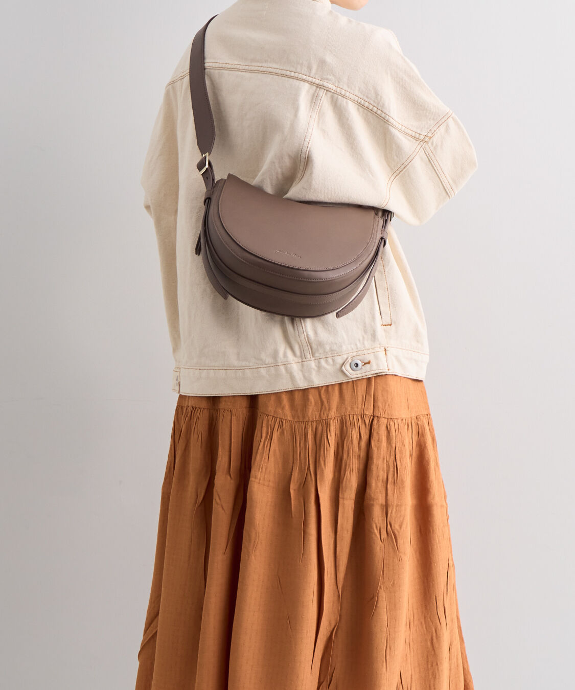 Jewelna Rose「ショルダーバッグ ミニバッグ 軽量 オロール 16175」|ショルダー・メッセンジャー|ブラウン