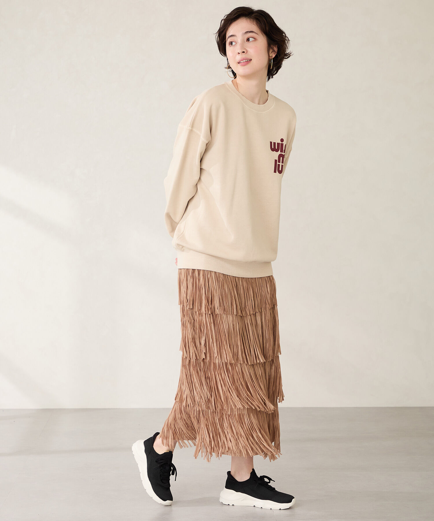 ORiental TRaffic「●再入荷● 【瞬間フィット】 ニットスニーカー /OT3757 軽量 歩きやすい 楽ちん ハンズフリー」|スニーカー|