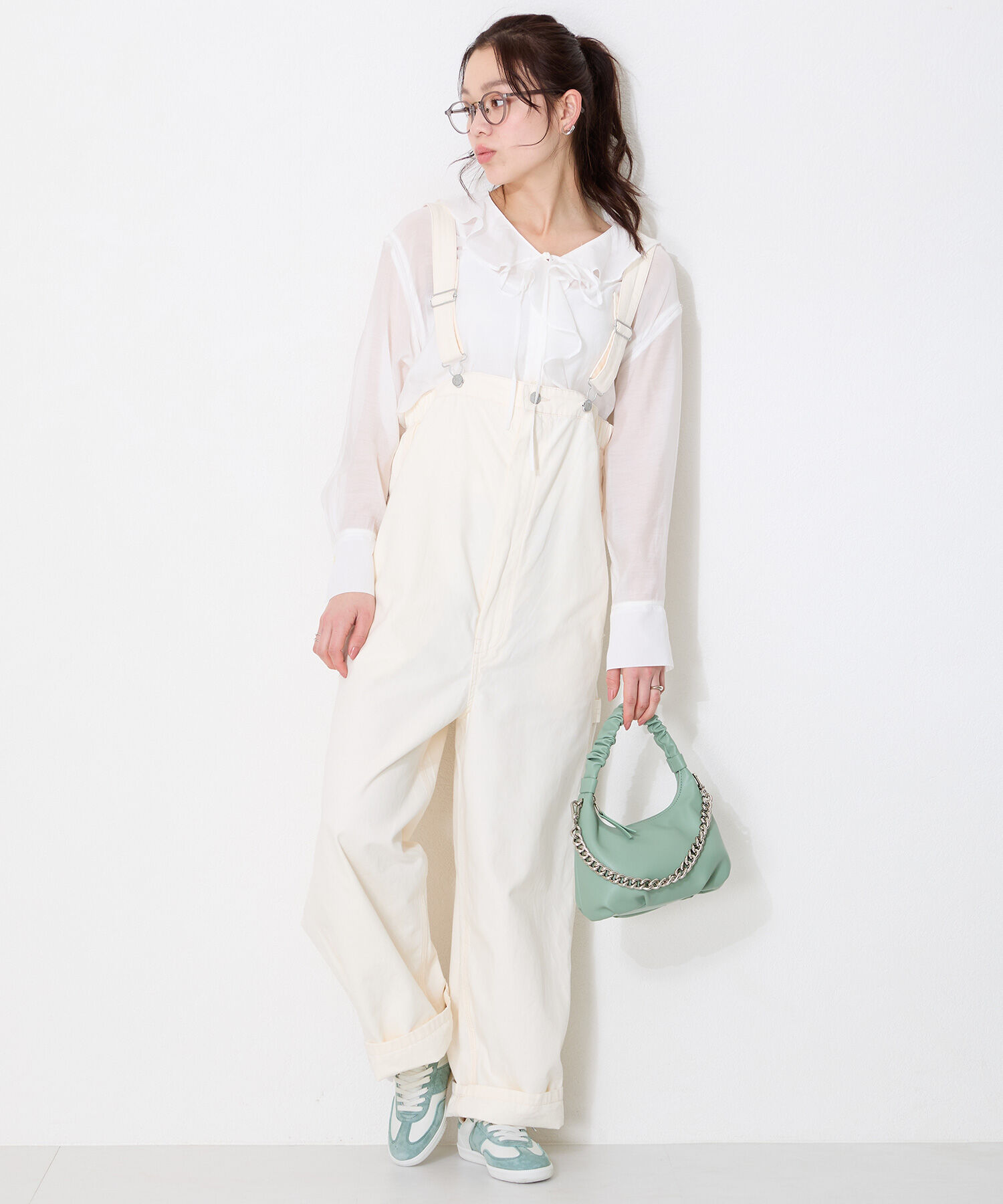 ORiental TRaffic「●2025春夏新作●フラットソール配色スニーカー/OT3759」|スニーカー|