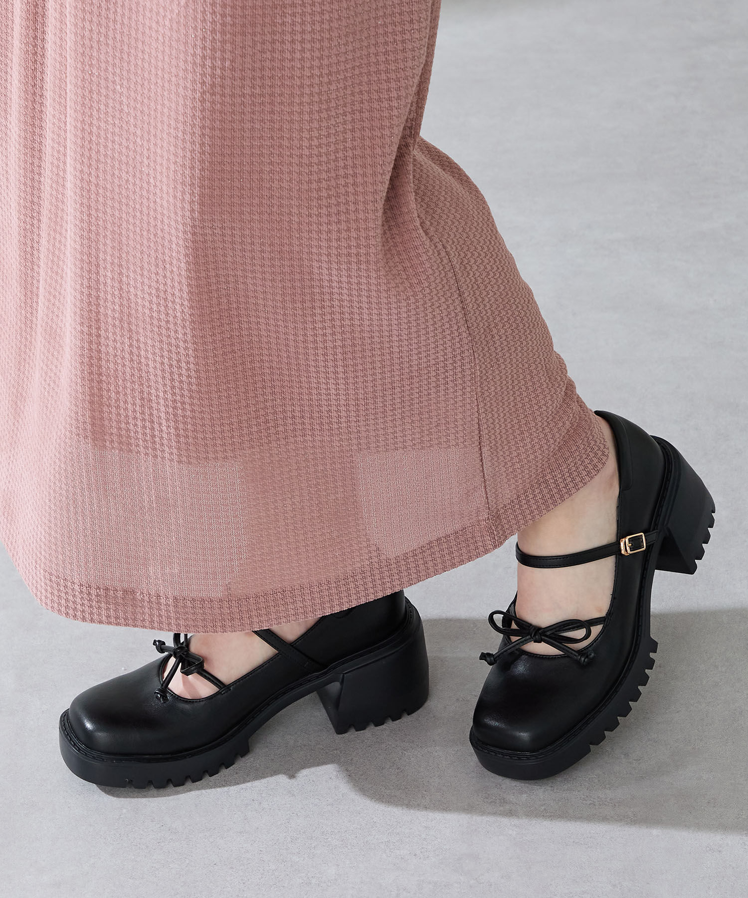 ORiental TRaffic「●2025秋冬新作●リボンストラップメリージェーンシューズ/51309」|パンプス|