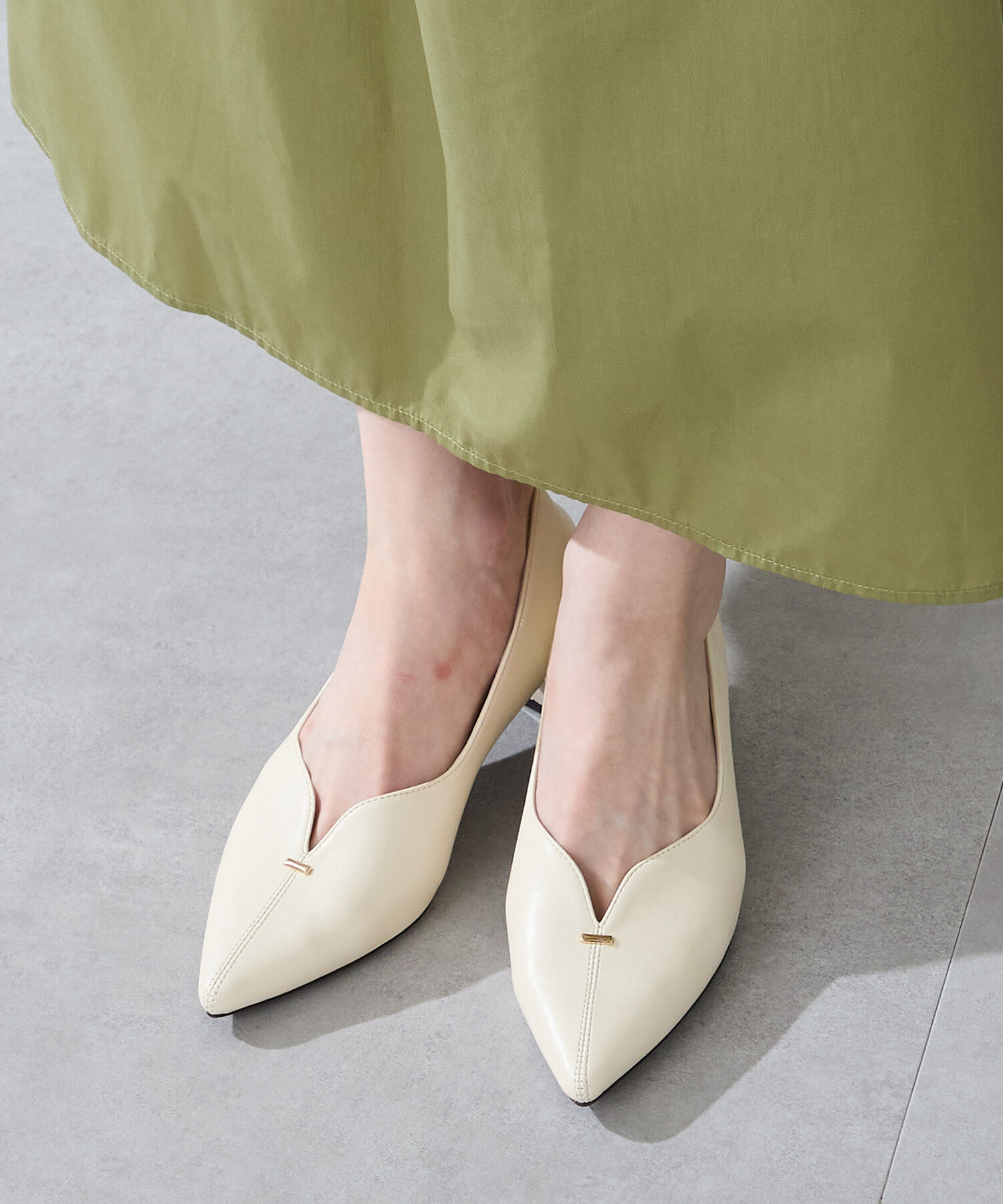 ORiental TRaffic「●2025秋冬新作●プチメタルパーツヒールパンプス/51316」|パンプス|