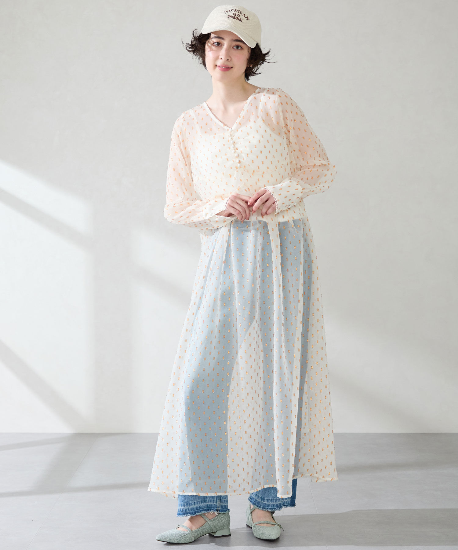 ORiental TRaffic「●2025秋冬新作●ポインテッドトゥダブルストラップパンプス/51306」|パンプス|