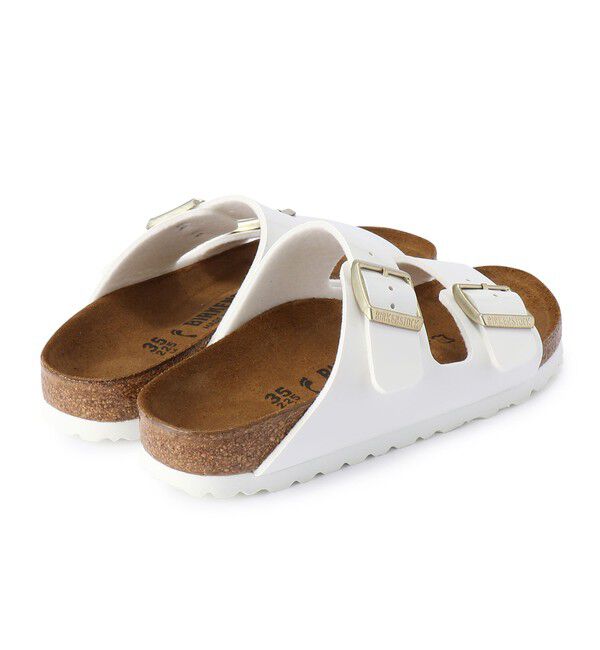 BIRKENSTOCK「【ビルケンシュトック】アリゾナ/パテントホワイト ビルコフロー/サンダル レディース」|サンダル|