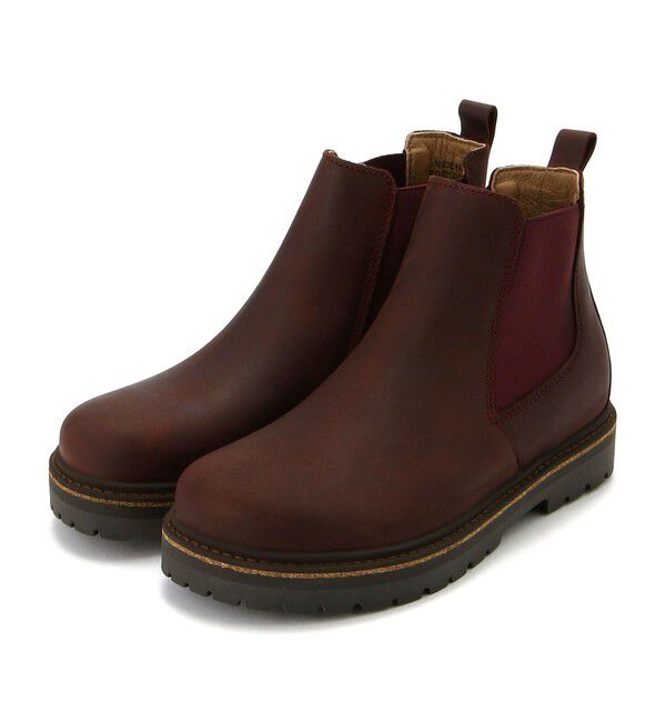 BIRKENSTOCK「【ビルケンシュトック】スタロン/バーガンディ ヌバックレザー/ブーツ レディース/STALON」|ショートブーツ|バーガンディ